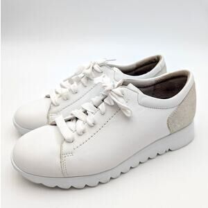 Munro Kelee Lace-Up Sneaker Shoes Closed Toe Women's White Size US6M EU36.5